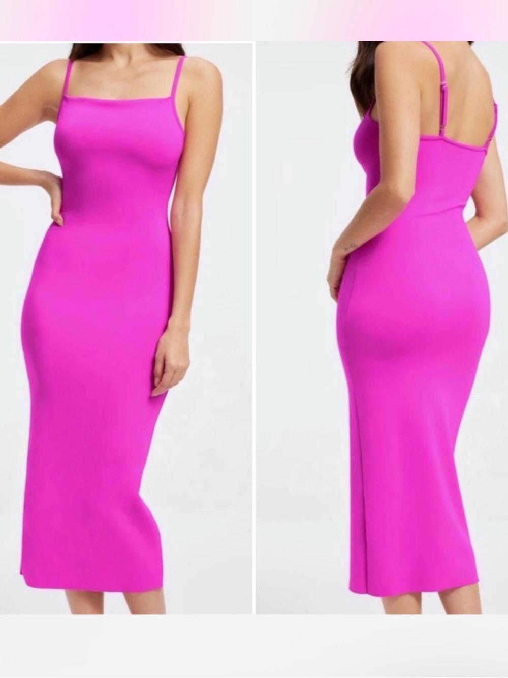 Good American Scuba Knit Midi